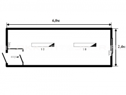 Блок-контейнер 6м жилой для строительных объектов в Вешенской